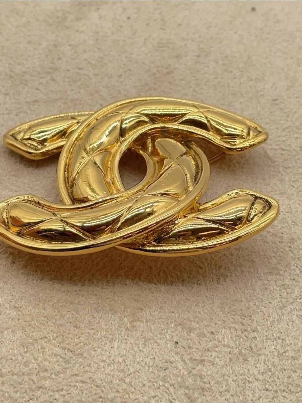Chanel Matelassé Brooch